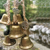 🥳Bronze Witches Bells, Door Protection Charm, Wicca Decor🔥