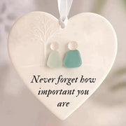 ⏳LAST DAY SALE 70% OFF!⏰Heart-Shaped Sea Glass Friendship Decor🌊✨ Shaped by Nature & Crafted by Hand💝