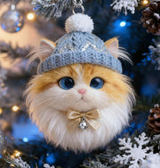 🐱❄️ Furry Friends: Winter Cat Ornament Collection