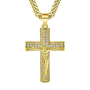 📢📢50 % OFF !!✝️Jesus Crucifix Pendant Necklace