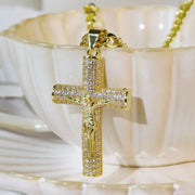 📢📢50 % OFF !!✝️Jesus Crucifix Pendant Necklace