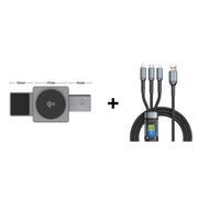 🔥Hot Sale Offers-3-in-1 Foldable Magnetic Wireless Charging Station