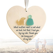 ⏳LAST DAY SALE 70% OFF!⏰Heart-Shaped Sea Glass Friendship Decor🌊✨ Shaped by Nature & Crafted by Hand💝