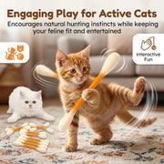 ❤️For happy, healthy, and active indoor cats🐱Swabs Large Size Cat Toys with Catnip 🔥🔥 Buy 2 Get 1 Free