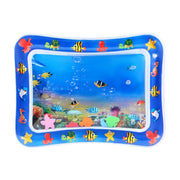 😻Water mat for pet– interactive toy with floating fish + cooling summer mat