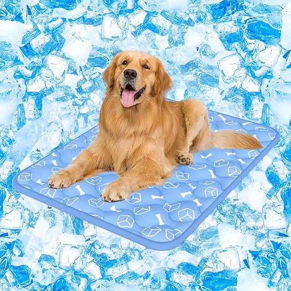 Dog Cooling Mat – Self Cooling Pad for Dogs, Pet Cooling Bed for Summer Heat Relief