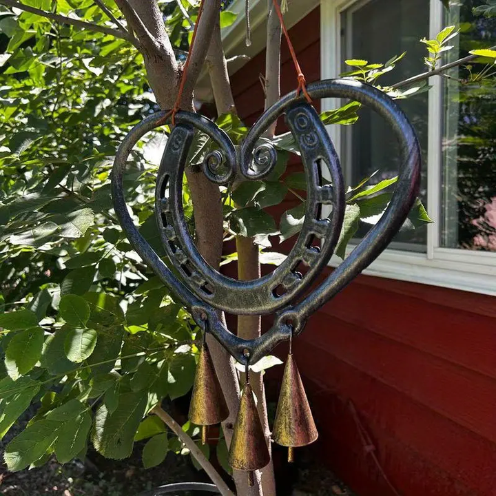 The Horseshoe Heart Wind Chime ❤🐎 BUY 2 Free Shipping