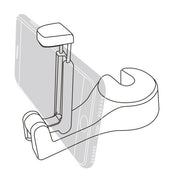 2 in 1 Car Headrest Hidden Hook