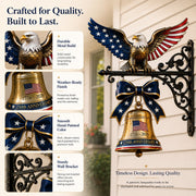 🎊 Ring in the Semiquincentennial: 1776-2026 "Spirit of Liberty" Eagle Bell 🛒 | Buy 2 Get Free Shipping