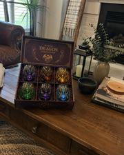 🐉Limited Edition 3D Mythic Dragon Glass Art Cup -✨Luxury Raised Fantasy Glassware for Whiskey, Home Bar Décor & Legendary Gifts 🎁