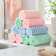 ⏳Time-Limited Special⏰Assorted Microfiber Cleaning Rag Cloth 【10 Counts】
