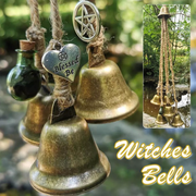🥳Bronze Witches Bells, Door Protection Charm, Wicca Decor🔥