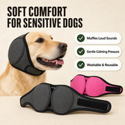 ⏰Sound-Dampening Dog Ear Wrap for Fireworks & Storm Anxiety 🔥🐶
