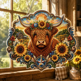 Highland Cow Diamond Art Hanging Ornament Kit