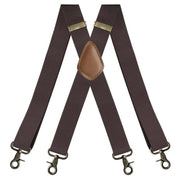📏 Adjustable Work Suspenders | Classic X-Back Support