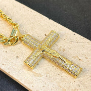 📢📢50 % OFF !!✝️Jesus Crucifix Pendant Necklace