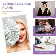 🔥 Hot Sale 50% OFF ✉️💸Savings Challenges Book with Envelopes