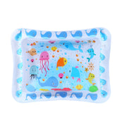 😻Water mat for pet– interactive toy with floating fish + cooling summer mat