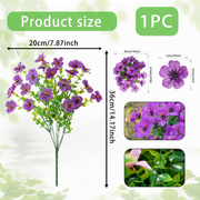 🎁 Last Day Sale - 49% Off 🔥Outdoor/Indoor UV Resistant & Waterproof Artificial Flower Decor🌱