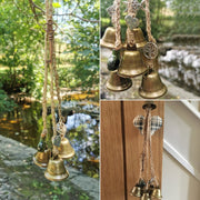 🥳Bronze Witches Bells, Door Protection Charm, Wicca Decor🔥
