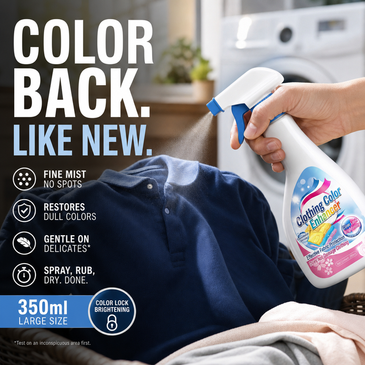 Limited Time 🔥Fabric Color Restorer Spray – Instant Revival, Gentle on All Colors