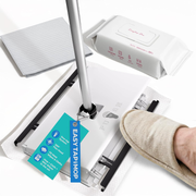 Easy Tap Mop – Hands-Free Floor Mop with 360° Swivel Head, Universal Pad Compatibility & Starter Kit