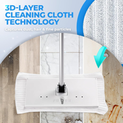 Easy Tap Mop – Hands-Free Floor Mop with 360° Swivel Head, Universal Pad Compatibility & Starter Kit