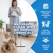 Easy Tap Mop – Hands-Free Floor Mop with 360° Swivel Head, Universal Pad Compatibility & Starter Kit