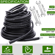 5800PSI Sewer Jetter Kit for Pressure Washer