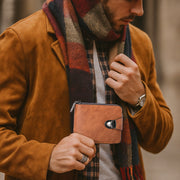 Men's Vintage Compact Zipper Wallet