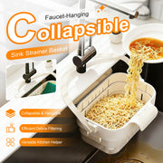 🥦50% OFF!🍅Collapsible Faucet-Hanging Sink Strainer Basket