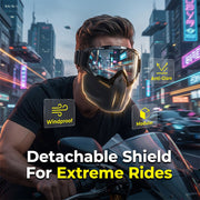 💞50K+ SOLD!🏍️⚡ 50% OFF! Detachable Full Face Goggle Mask – Anti‑fog, windproof & breathable. Quick‑detach goggle system. Weld or ride, face fully protected! 🛡️✨