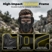 💞50K+ SOLD!🏍️⚡ 50% OFF! Detachable Full Face Goggle Mask – Anti‑fog, windproof & breathable. Quick‑detach goggle system. Weld or ride, face fully protected! 🛡️✨