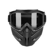 💞50K+ SOLD!🏍️⚡ 50% OFF! Detachable Full Face Goggle Mask – Anti‑fog, windproof & breathable. Quick‑detach goggle system. Weld or ride, face fully protected! 🛡️✨