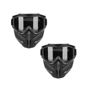 💞50K+ SOLD!🏍️⚡ 50% OFF! Detachable Full Face Goggle Mask – Anti‑fog, windproof & breathable. Quick‑detach goggle system. Weld or ride, face fully protected! 🛡️✨