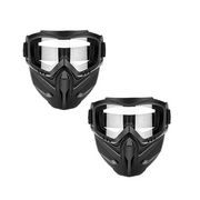 💞50K+ SOLD!🏍️⚡ 50% OFF! Detachable Full Face Goggle Mask – Anti‑fog, windproof & breathable. Quick‑detach goggle system. Weld or ride, face fully protected! 🛡️✨