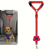 🔥Buy more save more🎁2-in-1 Dog Car Seat Belt & Walking Leash