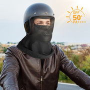 UV Cycling Mask with Eyeglass Holes