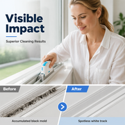 🎁TODAY HOT SALE 60% OFF! ✨3-in-1 Window Track Cleaning Tool with Scrubbing Pad